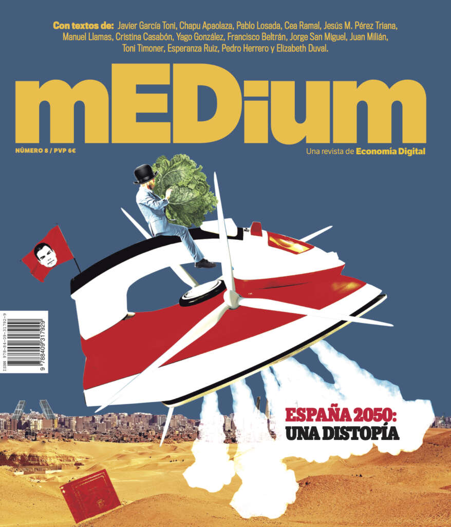 Portada de la revista mEDium 8, editada por el Grupo ED