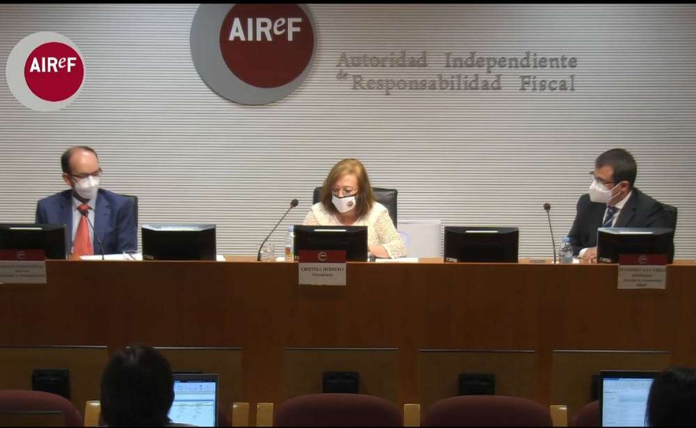 Presentación de la AIReF sobre el informe cumplimientos objetivos