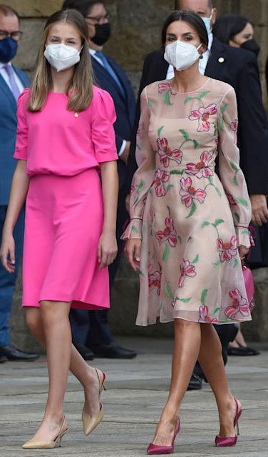 Princesa Leonor y la Reina Letizia