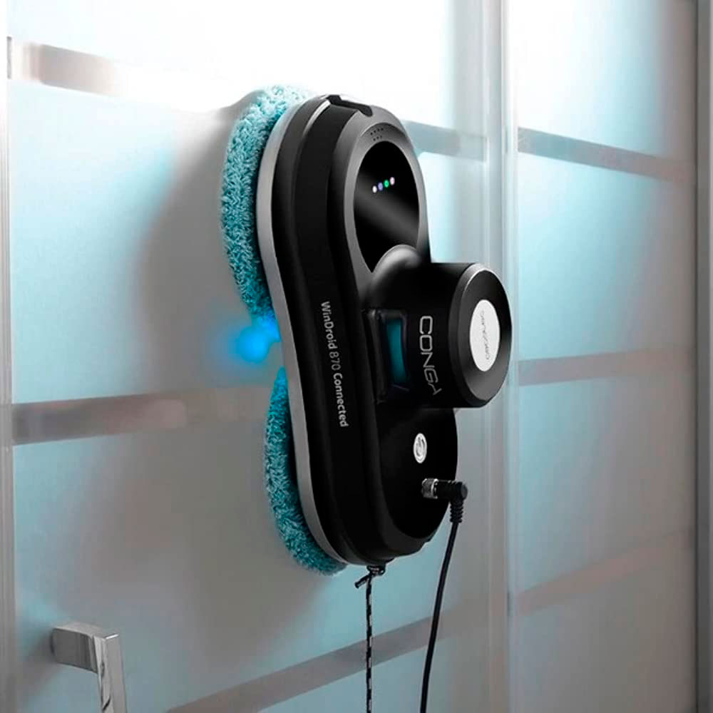 Conga WinDroid 870 Connected Robot Limpiacristales y Azulejos Cecotec