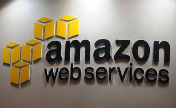 Imagen de un anuncio de Amazon Web Services (AWS). EFE/Everett Kennedy Brown/Archivo