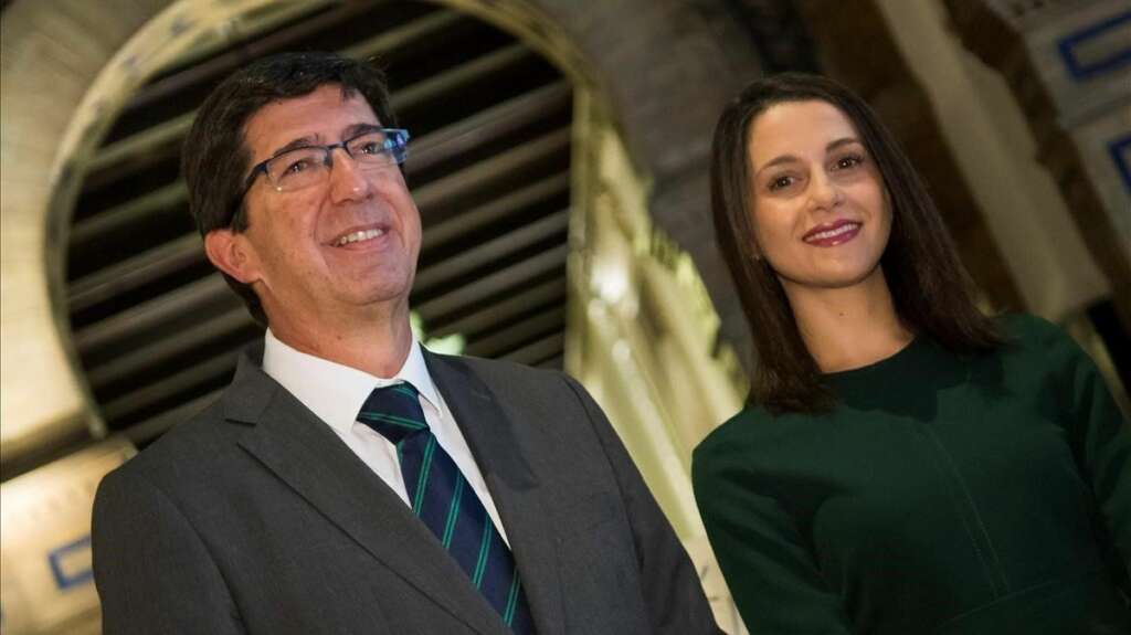 Inés Arrimadas y Ciudadanos ligan buena parte de su futuro al de Juan Marín en Andalucía.