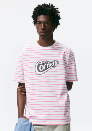 La camiseta Cornetto de Zara en colaboración con Frigo