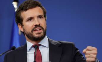 Pablo Casado aprovechó el balance del año para reivindicarse como futuro presidente: "España nos echa de menos" // EFE