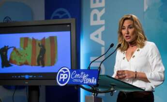 Ana Beltrán avisa que el PP no pactará la renovación del CGPJ si Podemos está en las negociaciones. // EFE