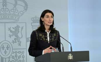 La ministra de Justicia, Pilar Llop, en rueda de prensa en La Moncloa. Foto: EFE/MONCLOA/Borja Puig de la Bellacasa