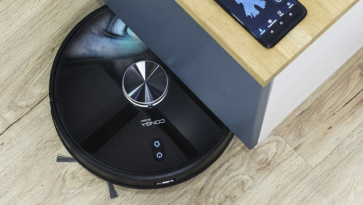 Cecotec Robot aspirador y fregasuelos Conga 6090 Ultra