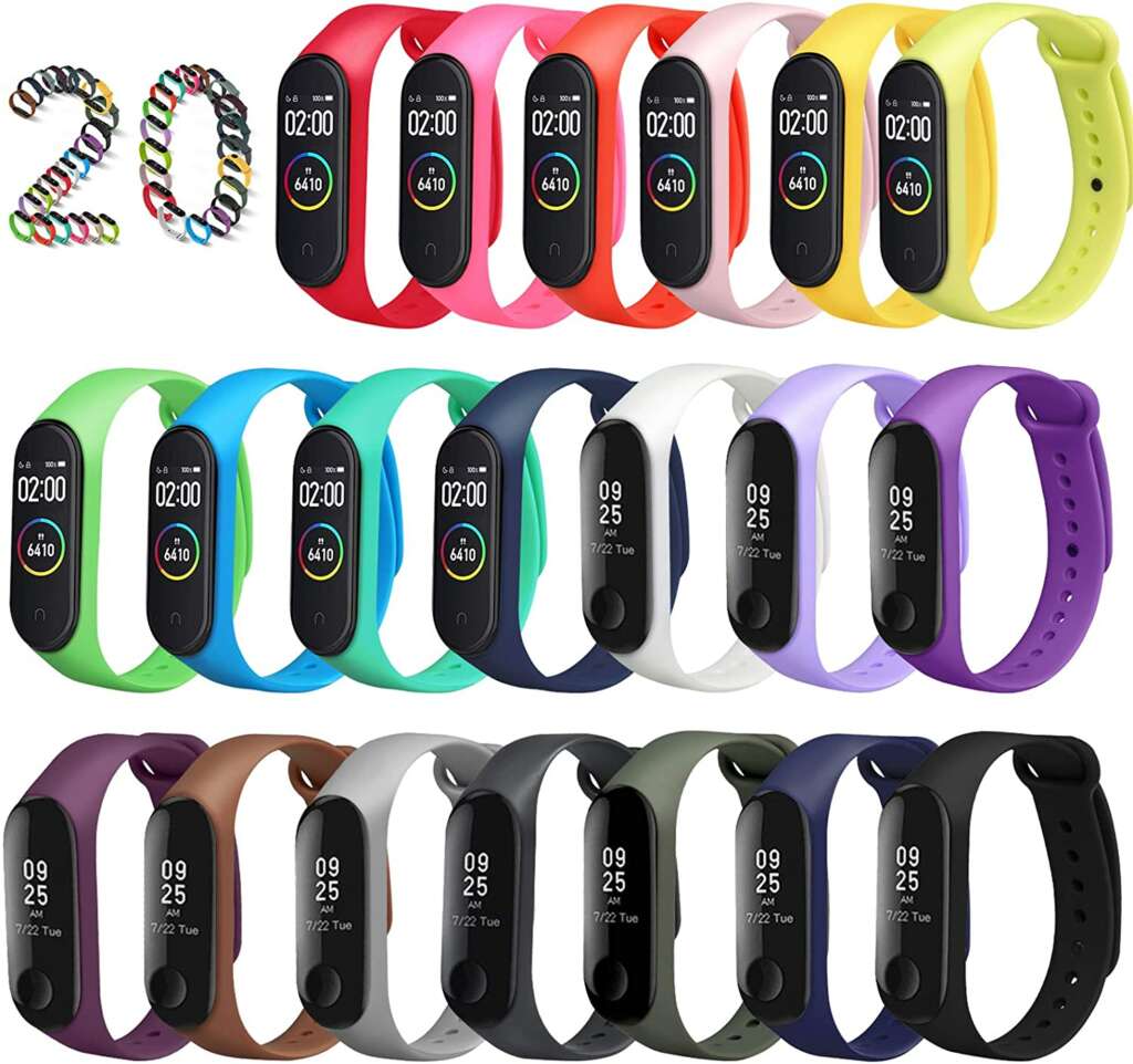 Si tienes un Xiaomi Mi Band,  tiene un pack de 20 correas de  distintos colores por 11,99 euros