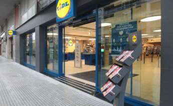 Entrada tienda Lidl