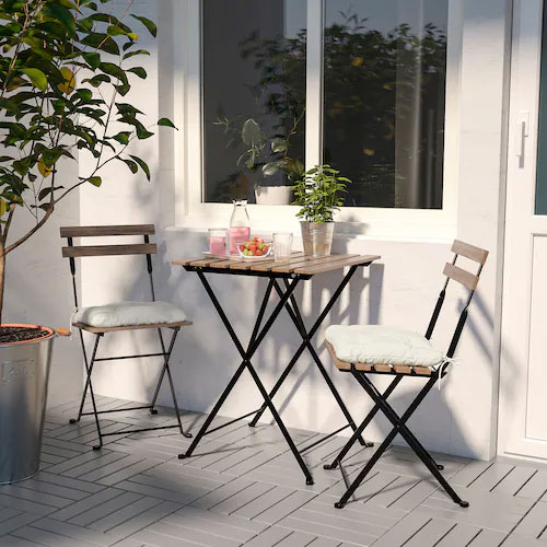 Mesa y dos sillas Tärno de Ikea