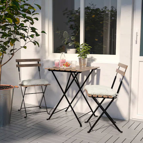 Mesa y dos sillas Tärno de Ikea
