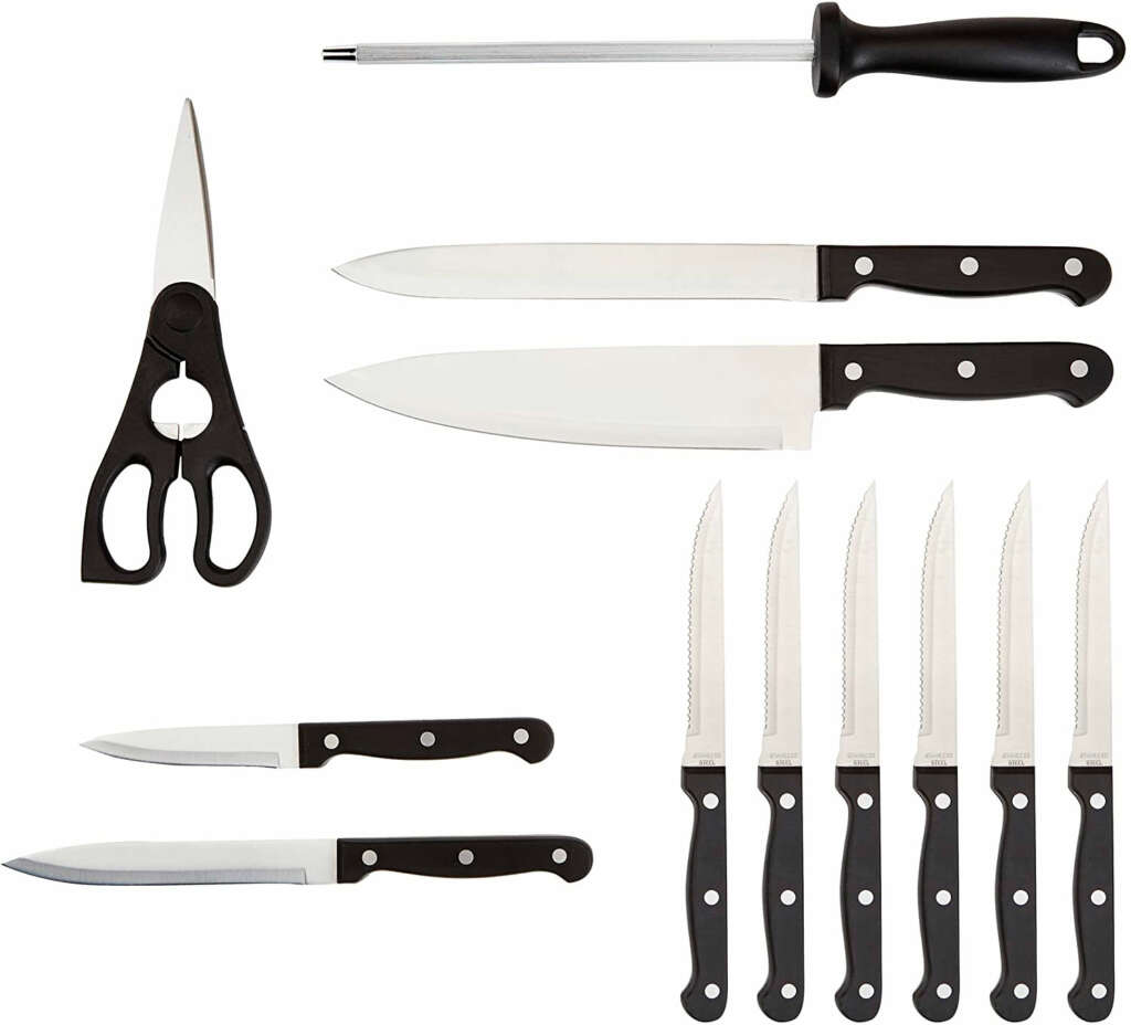 Set de cuchillos a la venta en Amazon