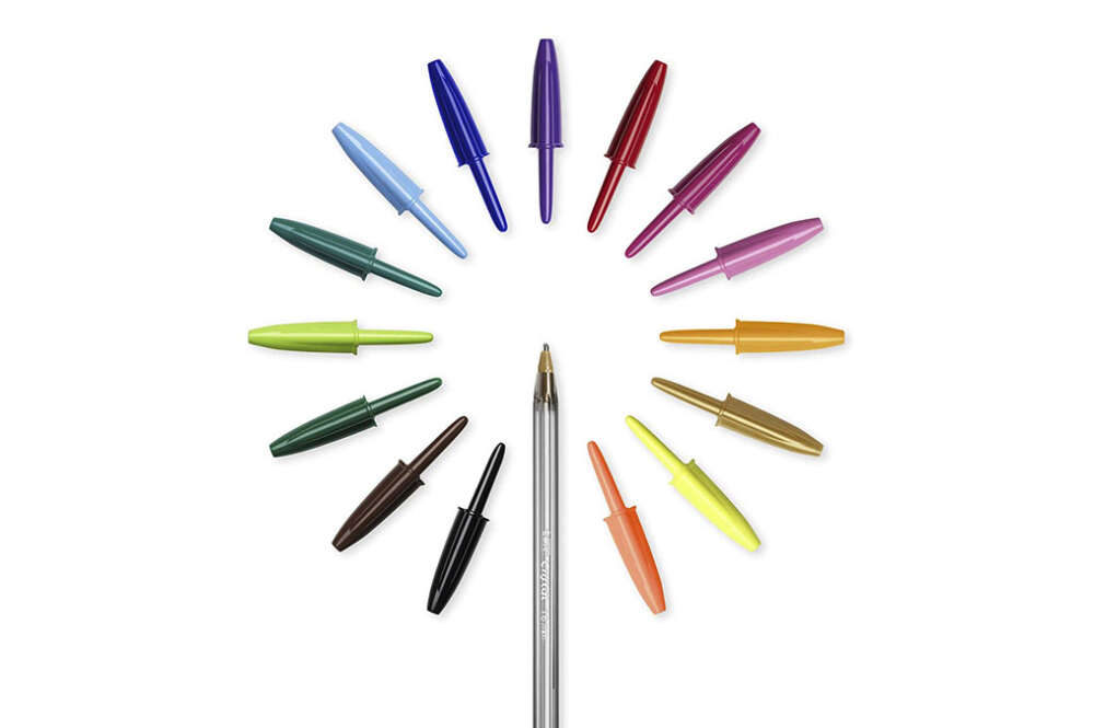 BIC Cristal Multicolour. Pack de 15 unidades en oferta en Amazona