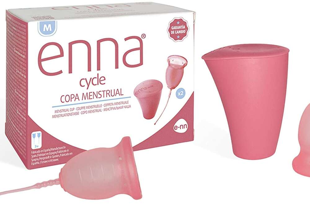 El pack Enna Cycle - 2 Copas menstruales y Caja esterilizadora con un 26% de descuento en Amazon