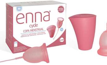 El pack Enna Cycle - 2 Copas menstruales y Caja esterilizadora con un 26% de descuento en Amazon