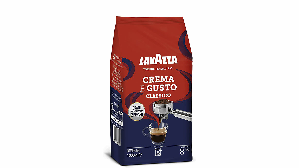 Café en grano Lavazza, paquete de 1 Kg con descuento en Amazon