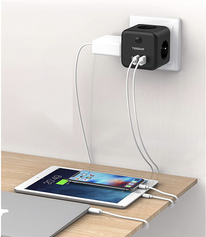 convierte cualquier enchufe de tu casa en USB: compatible con iPhone  y compañía