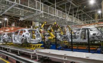 Vista de una planta de producción de automóviles. EFE/Javier Cebollada.