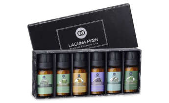 Pack de aceites esenciales de aromaterapia de Lagunamoon, en Amazon