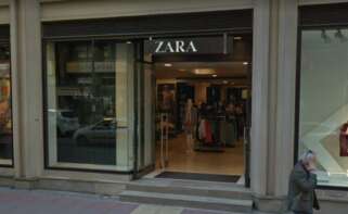 Fachada de tienda Zara