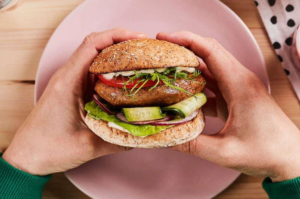 Hamburguesa de proteína vegetal picada de Ikea