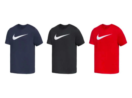 Las tres opciones de Camiseta técnica de manga corta para hombre de Nike que venden en Lidl