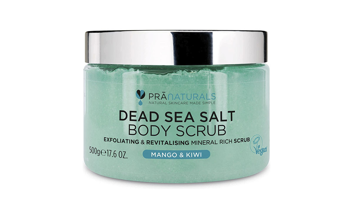 El exfoliante corporal de la marca PraNaturals, en Amazon