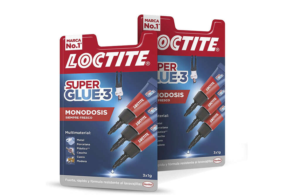 Loctite Super Glue 3 Mini Trio, en Amazon