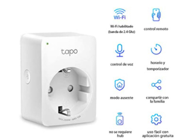 El enchufe inteligente con wifi TP-Link TAPO P100 que triunfa en Amazon