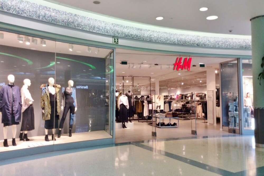 El interior de una tienda de H&M