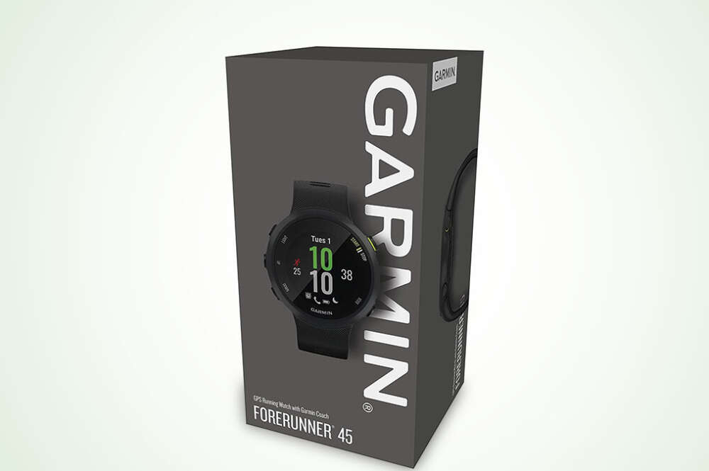 estoy de acuerdo Calma Cartero Amazon tiene el reloj Garmin Forerunner 45 con planes de entrenamiento con  un 34% de descuento