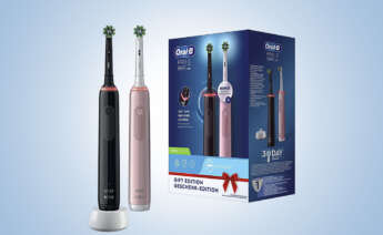 Pack de dos cepillos de dientes electricos Oral-B PRO 3, en Amazon