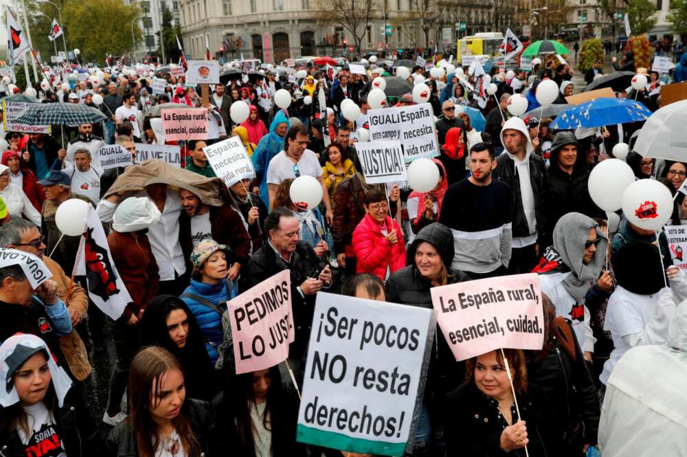 España Vaciada irrumpiría en el Congreso con 15 escaños claves para decantar el Gobierno./ EFE