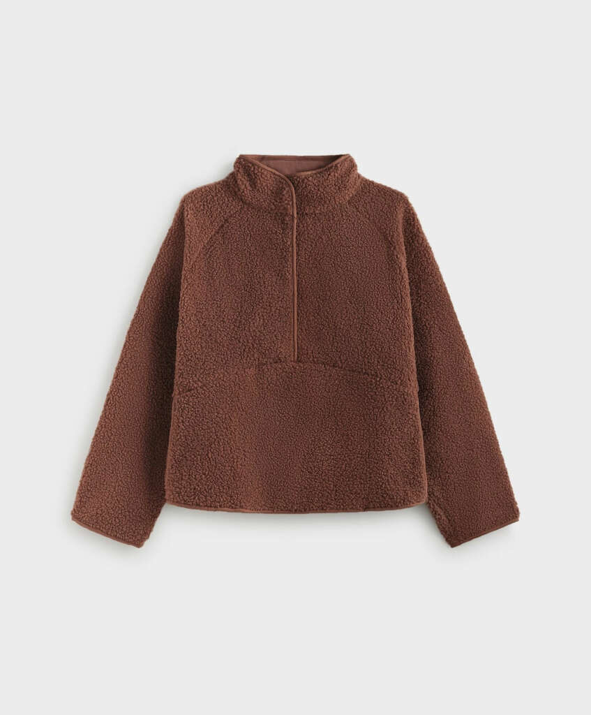 Sudadera borreguillo de Oysho