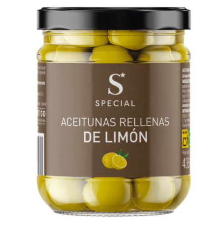 Las aceitunas rellenas de limón que venden en Aldi