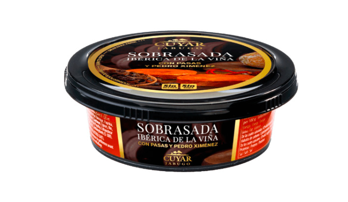 La Sobrasada ibérica con pasas y Pedro Ximénez que venden en Aldi