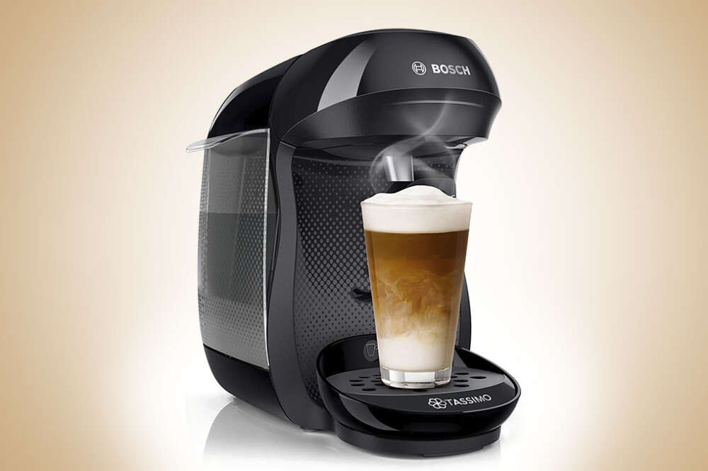 Cafetera de cápsulas Bosch Tassimo Happy con descuento en Amazon