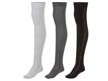 Los calcetines altos de lana para mujer de Lidl