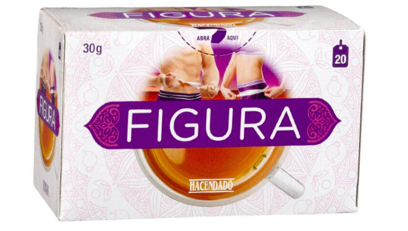 Una caja de la infusión Figura, de Mercadona.