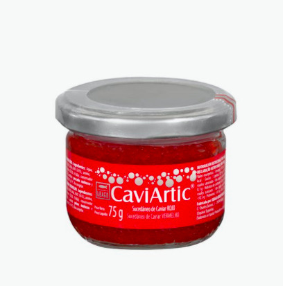 El Sucedáneo de caviar rojo Ubago Caviartic que venden en Mercadona