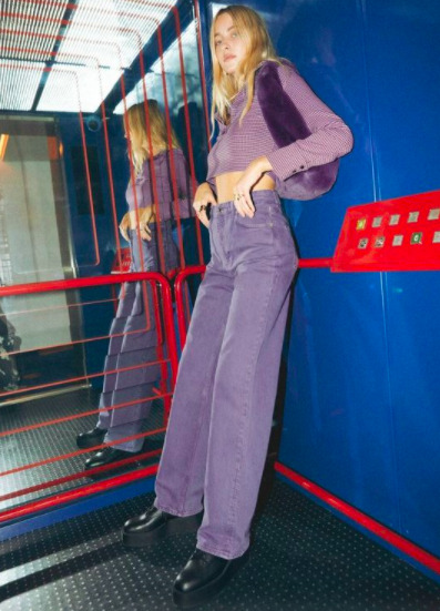 Los pantalones rebajados de Zara en color lila