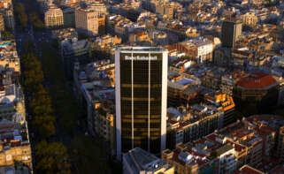 Torre Sabadell, en Barcelona, rebautizada recientemente como Diagonal Vertical.
