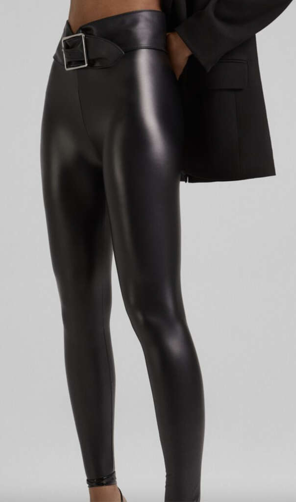 Leggins online polipiel bershka