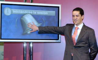 Enrique Bañuelos en 2006, cuando sacó a bolsa la inmobiliaria Astroc. EFE