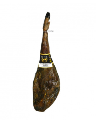 La pieza de 7 kilos de Jamón de cebo ibérico 50% raza ibérica de El Lujo que venden en Carrefour