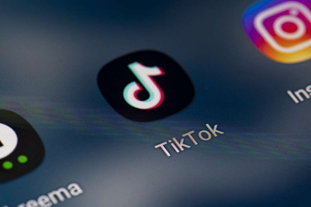 APlicación TikTok en iPhone