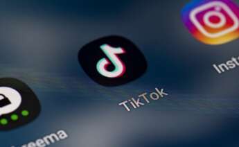 APlicación TikTok en iPhone