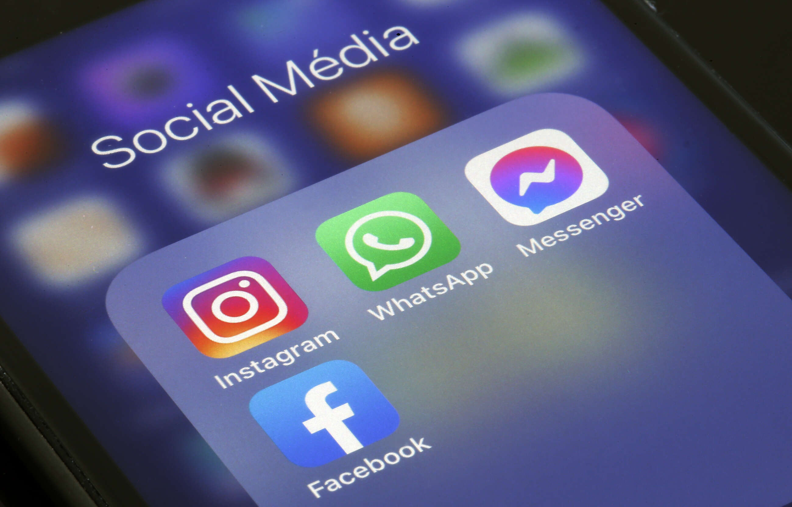 Icono de WhatsApp en iPhone