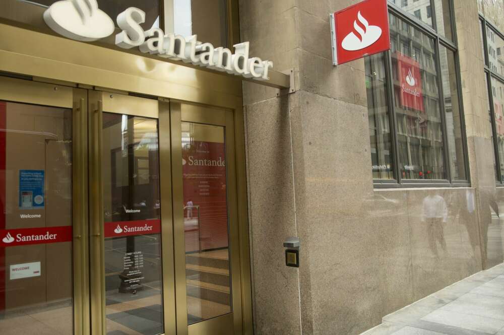 Oficina del Banco Santander.