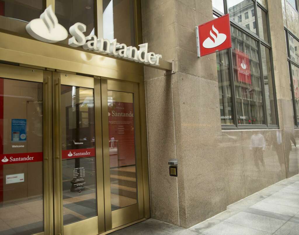 Oficina del Banco Santander.